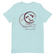 Courage To Begin Haiku With Fish on Unisex Premium T-Shirt - XS-S