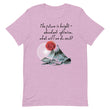 Future Is Bright Haiku With Mountain Sun on Unisex Premium T-Shirt - L-XL