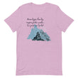 Dream Bigger Haiku With Mountains on Unisex Premium T-Shirt - XS-M