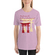 Descendants Need Ancestors Haiku With Pagoda on Unisex Premium T-Shirt - XS-S