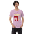 Descendants Need Ancestors Haiku With Pagoda on Unisex Premium T-Shirt - XS-S