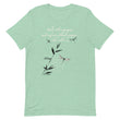 Walk With A Purpose Haiku With Dragonfly on Unisex Premium T-Shirt - 2XL-4XL