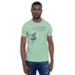 Love Gratitude Peace Harmony Haiku With Bamboo on Unisex Premium T-Shirt - XS-M