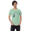 Love Gratitude Peace Harmony Haiku With Bamboo on Unisex Premium T-Shirt - XS-M