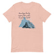 Dream Bigger Haiku With Mountains on Unisex Premium T-Shirt - XS-M