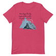 Dream Bigger Haiku With Mountains on Unisex Premium T-Shirt - XS-M