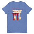 Descendants Need Ancestors Haiku With Pagoda on Unisex Premium T-Shirt - XS-S