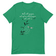 Walk With A Purpose Haiku With Dragonfly on Unisex Premium T-Shirt - 2XL-4XL