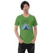 Dream Bigger Haiku With Mountains on Unisex Premium T-Shirt - L-XL