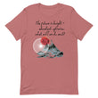 Future Is Bright Haiku With Mountain Sun on Unisex Premium T-Shirt - L-XL