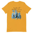 Remember Your Heritage Haiku With Trees on Unisex Premium T-Shirt - 2XL-4XL