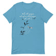 Walk With A Purpose Haiku With Dragonfly on Unisex Premium T-Shirt - 2XL-4XL