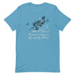 Always Win Now Haiku With Butterflies on Unisex Premium T-Shirt - L-XL