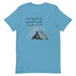 Dream Bigger Haiku With Mountains on Unisex Premium T-Shirt - XS-M