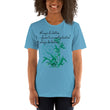 Always Better Haiku With Lilies on Unisex Premium T-Shirt - 2XL-4XL