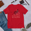 Always Win Now Haiku With Butterflies on Unisex Premium T-Shirt - L-XL