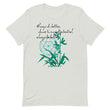 Always Better Haiku With Lilies on Unisex Premium T-Shirt - XS-M