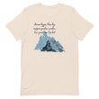 Dream Bigger Haiku With Mountains on Unisex Premium T-Shirt - XS-M