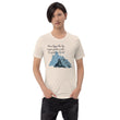 Dream Bigger Haiku With Mountains on Unisex Premium T-Shirt - 2XL-4XL