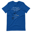 Walk With A Purpose Haiku With Dragonfly on Unisex Premium T-Shirt - XS-M