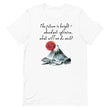 Future Is Bright Haiku With Mountain Sun on Unisex Premium T-Shirt - L-XL