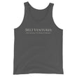 5813 Ventures Logo In Pearl on Men's Premium Tank Top