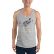 Always Win Now Haiku With Butterfly on Men's Premium Tank Top