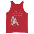 Lead By Example Haiku With Mountain Shrines on Men's Premium Tank Top