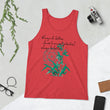 Always Better Haiku With Lilies on Men's Premium Tank Top