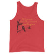 Life Is An Encore Haiku With Wren on Men's Premium Tank Top