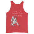 Lead By Example Haiku With Mountain Shrines on Men's Premium Tank Top