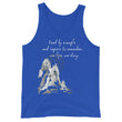 Lead By Example Haiku With Mountain Shrines on Men's Premium Tank Top