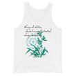 Always Better Haiku With Lilies on Men's Premium Tank Top