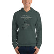 Walk With A Purpose Haiku With Dragonfly on Unisex Premium Fleece Hoodie