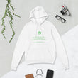 Binary Instructions To Keep Moving The World Forward With Venusian Earth In Green on Unisex Premium Fleece Hoodie