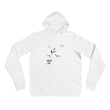 Walk With A Purpose Haiku With Dragonfly on Unisex Premium Fleece Hoodie