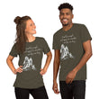 Lead By Example Haiku With Mountain Shrines on Unisex Premium T-Shirt - XS-S