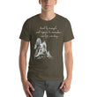 Lead By Example Haiku With Mountain Shrines on Unisex Premium T-Shirt - XS-S