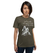 Lead By Example Haiku With Mountain Shrines on Unisex Premium T-Shirt - XS-S