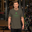 Binary Instructions To Keep Moving The World Forward With Venusian Earth In Green on Unisex Premium T-Shirt - M-L