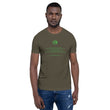 Binary Instructions To Keep Moving The World Forward With Venusian Earth In Green on Unisex Premium T-Shirt - M-L