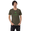 Binary Instructions To Keep Moving The World Forward With Venusian Earth In Green on Unisex Premium T-Shirt - M-L