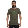 Binary Instructions To Keep Moving The World Forward With Venusian Earth In Green on Unisex Premium T-Shirt - M-L