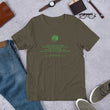 Binary Instructions To Keep Moving The World Forward With Venusian Earth In Green on Unisex Premium T-Shirt - M-L