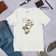 Matsuo Basho Haiku With Bonsai on Unisex Premium T-Shirt