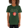 Believe To Win Haiku With Sun Tree on Unisex Premium T-Shirt