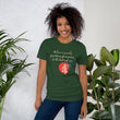 Believe To Win Haiku With Sun Tree on Unisex Premium T-Shirt