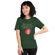 Believe To Win Haiku With Sun Tree on Unisex Premium T-Shirt