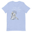 Lead By Example Haiku With Mountain Shrines on Unisex Premium T-Shirt - M-L