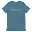 5813 Ventures Logo In Pearl on Unisex Premium T-Shirt - M-L